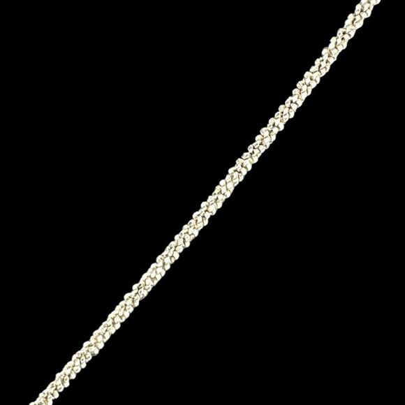 Jerusalem 925 Cross Pendant Center Tiger's Eye with Diamond Cut Chain Necklace - Picture 10 of 12